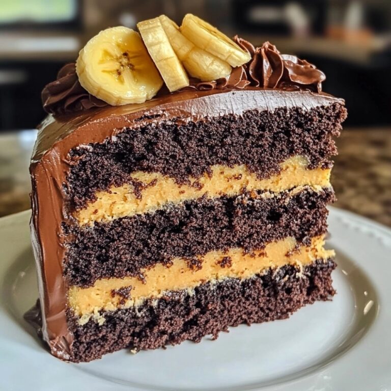 Double Chocolate Banana Layer Cake Recipe for Rich and Moist Homemade Baking