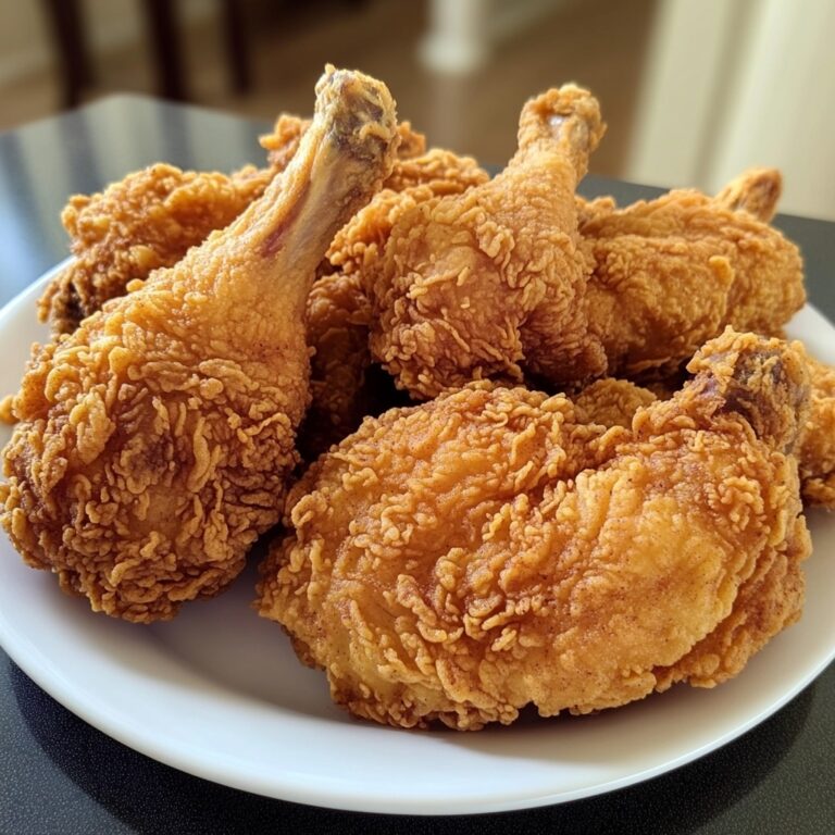 Crispy & Juicy Popeye’s Copycat Fried Chicken Recipe