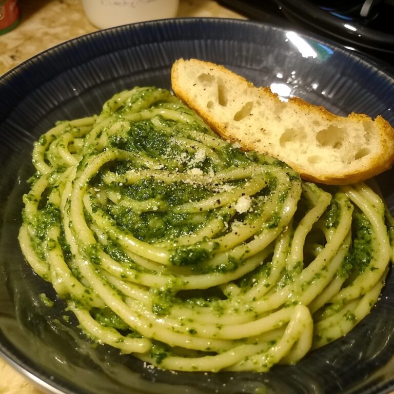 Authentic Homemade Tallarines Verdes – Creamy Peruvian Pasta with Fresh Herbs