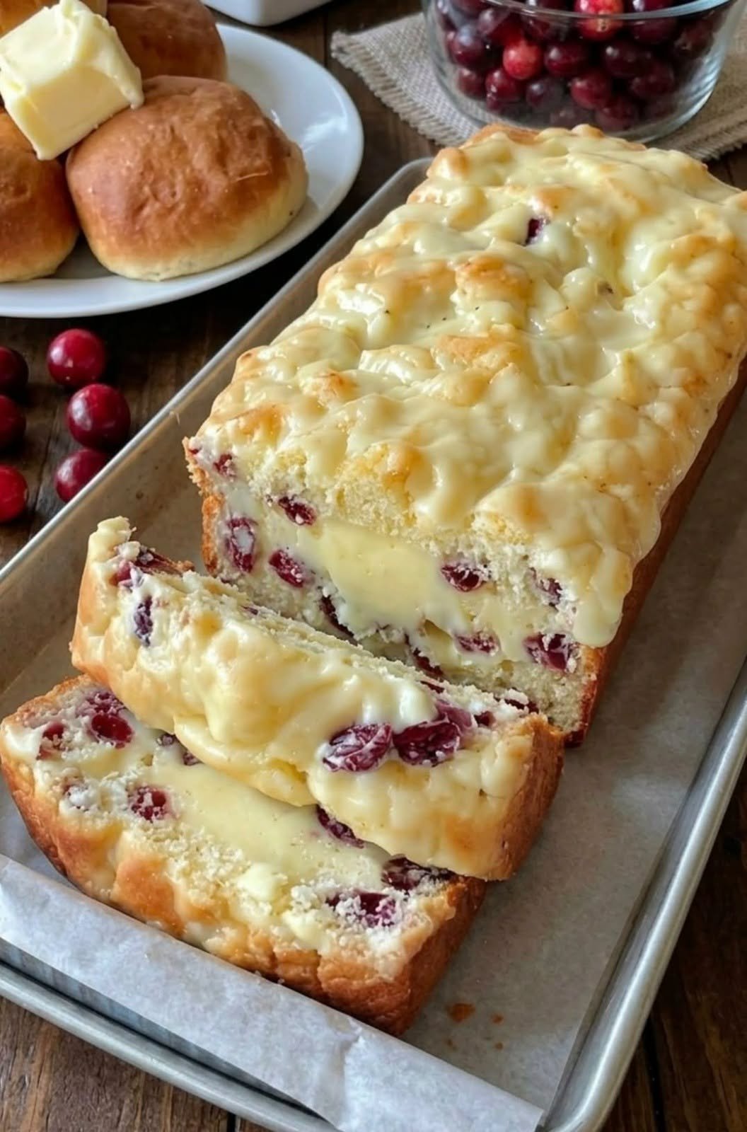 Cranberry Orange Loaf with Simple Glaze (Bright, Zesty, and Bursting with Flavor)
